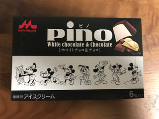 「森永 ピノ ホワイトチョコ＆チョコ ディズニーデザインパッケージ 箱10ml×6」のクチコミ画像 by ダブルユーさん