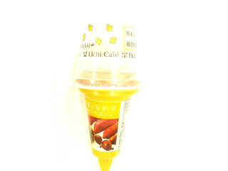 「ローソン Uchi Cafe’ SWEETS 和栗と安納芋ワッフルコーン」のクチコミ画像 by いちごみるうさん