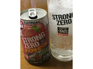 「サントリー ‐196℃ ストロングゼロ トリプルピーチ 缶350ml」のクチコミ画像 by ビールが一番さん