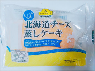「トップバリュ ベストプライス しっとり食感 北海道チーズ蒸しケーキ 袋1個」のクチコミ画像 by nag～ただいま留守にしております～さん