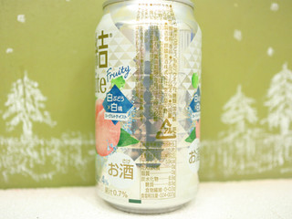 「KIRIN 氷結 White 缶350ml」のクチコミ画像 by 京都チューハイLabさん