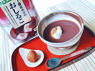 「コープ 十勝産小豆のおしるこ 袋160g」のクチコミ画像 by MAA しばらく不在さん