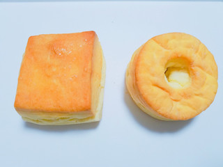 「セブンプレミアム 発酵バター入りホットビスケット 袋2個」のクチコミ画像 by nag～ただいま留守にしております～さん