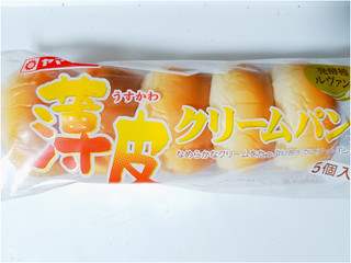 「ヤマザキ 薄皮 クリームパン 袋5個」のクチコミ画像 by nag～ただいま留守にしております～さん