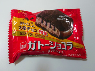 「江崎グリコ ガトーショコラ クッキーサンドアイス 袋1個」のクチコミ画像 by ぺりちゃんさん