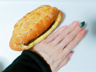 「ヤマザキ あんバターフランスパン 袋1個」のクチコミ画像 by nag～ただいま留守にしております～さん