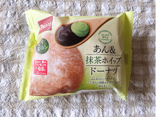 「Pasco あん＆抹茶ホイップドーナツ 袋1個」のクチコミ画像 by nagomi7さん