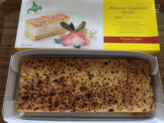「春雪さぶーる 北海道チーズケーキ ブリュレ 箱270g」のクチコミ画像 by なしなしなしなしさん
