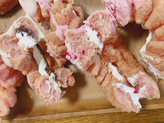 「ミスタードーナツ 桜フレンチ 桜風味ジュレ＆ホイップ」のクチコミ画像 by gggさん