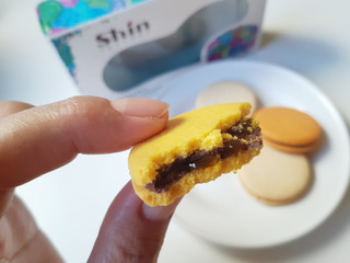 「シンケールス ShinFACTORY キャラメルサンドクッキー 箱5個」のクチコミ画像 by MAA しばらく不在さん