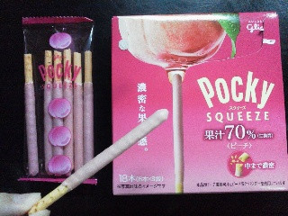 中評価】江崎グリコ ポッキー スクイーズ ピーチの感想