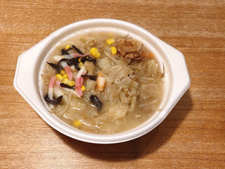 「セブン-イレブン 1日分の野菜！ちゃんぽんスープ 麺なし」のクチコミ画像 by ヘルシーさん