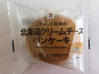 「セブンプレミアム レアチーズ風味の北海道クリームチーズパンケーキ 袋2個」のクチコミ画像 by sarienonさん