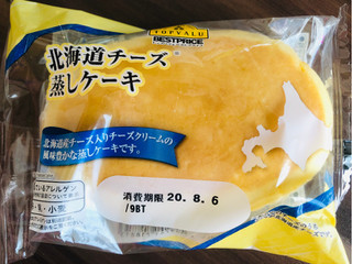 「トップバリュ ベストプライス しっとり食感 北海道チーズ蒸しケーキ 袋1個」のクチコミ画像 by いもんぬさん