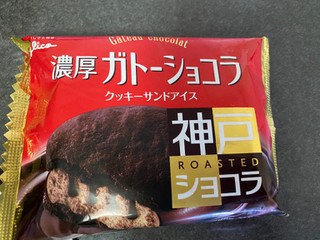 「江崎グリコ ガトーショコラ クッキーサンドアイス 袋1個」のクチコミ画像 by あいあんさん