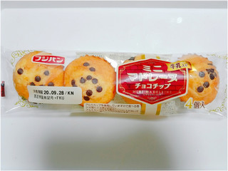「フジパン ミニマドレーヌチョコチップ 袋4個」のクチコミ画像 by nag～ただいま留守にしております～さん