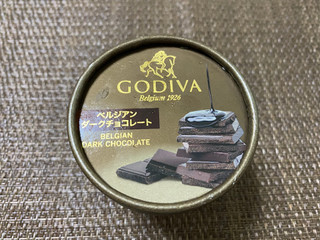 「ゴディバ カップアイス ベルジアン ダークチョコレート カップ125ml」のクチコミ画像 by ちいぼうさん
