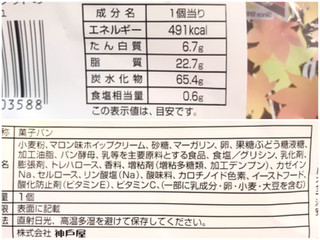 「神戸屋 秋のたっぷりビスケットのホイップデニッシュ 袋1個」のクチコミ画像 by やにゃさん
