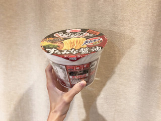 「エースコック スーパーカップ1.5倍 伝説のすた丼屋監修 すたみな醤油ラーメン カップ107g」のクチコミ画像 by ヘルシーさん