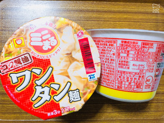 「マルちゃん ミニまる コク醤油ワンタン麺 カップ46g」のクチコミ画像 by なしなしなしなしさん