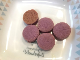 「無印良品 国産素材でつくったクッキー 紫さつまいも 袋45g」のクチコミ画像 by やにゃさん