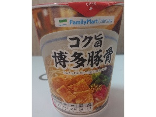 「ファミリーマート FamilyMart collection コク旨博多豚骨 カップ79g」のクチコミ画像 by tddtakaさん