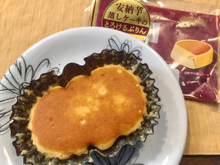 「ヤマザキ 安納芋蒸しケーキのとろけるぷりん 袋1個」のクチコミ画像 by やにゃさん