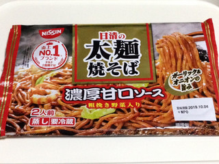 「日清食品チルド 日清の太麺焼そば 濃厚甘口ソース 袋356g」のクチコミ画像 by 先任下士官さん