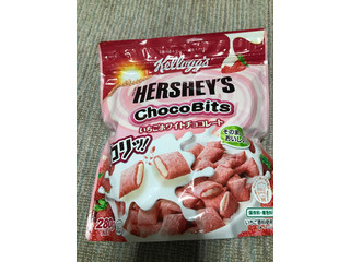 「HERSHEY’S チョコビッツ いちごホワイトチョコレート 袋280g」のクチコミ画像 by もぐもぐもぐ太郎さん