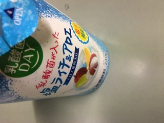 「日本ルナ 乳酸菌が入った塩ライチ＆アロエ カップ240g」のクチコミ画像 by ドライマンさん