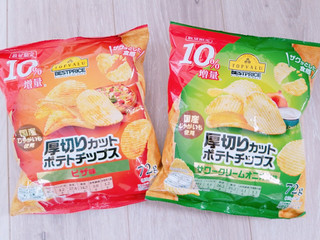 「トップバリュ ベストプライス 厚切りカット ポテトチップス ピザ味 カップ110g」のクチコミ画像 by nag～ただいま留守にしております～さん