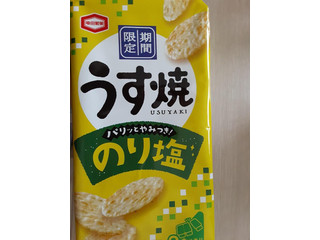 「亀田製菓 うす焼 のり塩味 袋70g」のクチコミ画像 by もこもこもっちさん