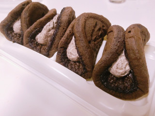 「オランジェ クッキー＆バニラクリームのワッフル パック4個」のクチコミ画像 by nag～ただいま留守にしております～さん