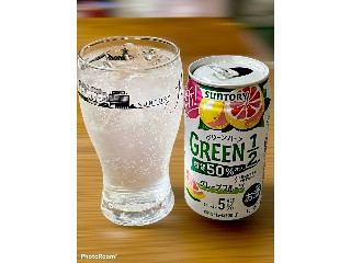 「サントリー GREEN1／2 グレープフルーツ 缶350ml」のクチコミ画像 by ビールが一番さん