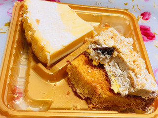 「ドンレミー モンブランタルト＆NYチーズケーキ パック2個」のクチコミ画像 by なしなしなしなしさん