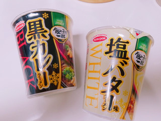「エースコック タテ型 飲み干す一杯 WHITE 塩バター味ラーメン カップ65g」のクチコミ画像 by nag～ただいま留守にしております～さん
