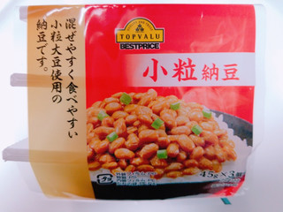 「トップバリュ ベストプライス 小粒納豆 パック40g×3」のクチコミ画像 by nag～ただいま留守にしております～さん