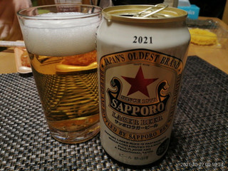 「サッポロ ラガービール 缶350ml」のクチコミ画像 by 道民はっしーはっぴーさん
