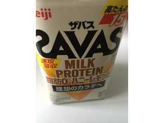 「ザバス MILK PROTEIN 脂肪0 ハニーレモン風味 ボトル430ml」のクチコミ画像 by ドライマンさん