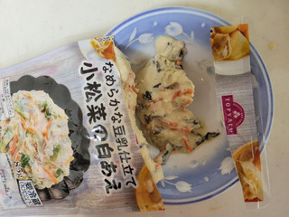 「イオン トップバリュ（TOPVALU） 小松菜の白あえ 85g」のクチコミ画像 by レビュアーさん