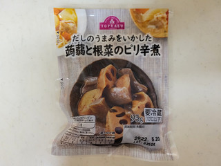 「トップバリュ シャキッとした食感 蒟蒻と根菜のピリ辛煮 袋95g」のクチコミ画像 by レビュアーさん