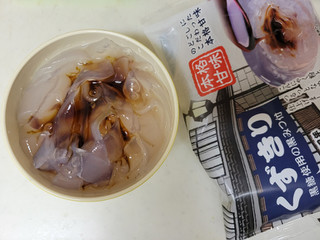 「市川食品 くずきり黒糖使用の黒みつ付 袋160g」のクチコミ画像 by レビュアーさん
