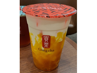 「Gong cha いよかんマンゴー ミルクティー」のクチコミ画像 by 花蓮4さん