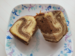 「ファミリーマート コーヒーパウンドケーキ カフェラテ風」のクチコミ画像 by 紫の上さん