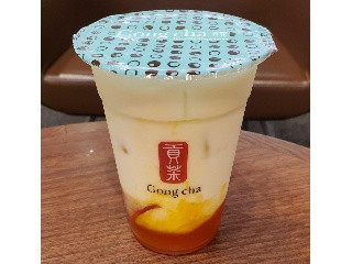 「Gong cha ぎゅぎゅっとピーチ ミルクティー」のクチコミ画像 by 花蓮4さん