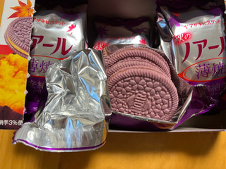 「YBC ノアール薄焼き 安納芋クリーム 袋3枚×6」のクチコミ画像 by わやさかさん