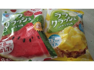 中評価】マンナンライフ 蒟蒻畑 ララクラッシュ パイナップル味の感想