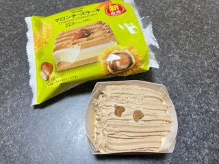 「ファミリーマート マロンチーズケーキ」のクチコミ画像 by てつおじさんさん