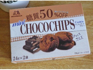中評価】森永製菓 チョコチップクッキー糖質50％オフの感想