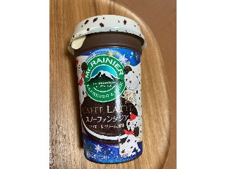 「森永 マウントレーニア カフェラッテ スノーファンタジア クッキー＆クリーム風味 カップ240ml」のクチコミ画像 by こまつなさん